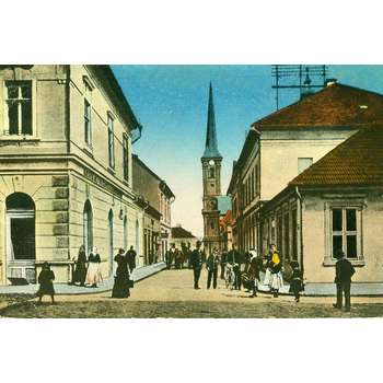 Školská ulica, okolo 1910