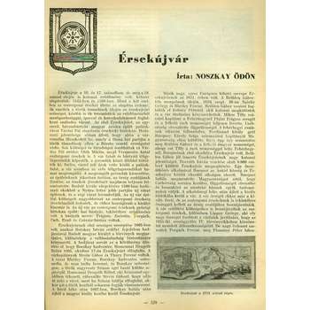 Noszkay Ödön - Érsekújvár